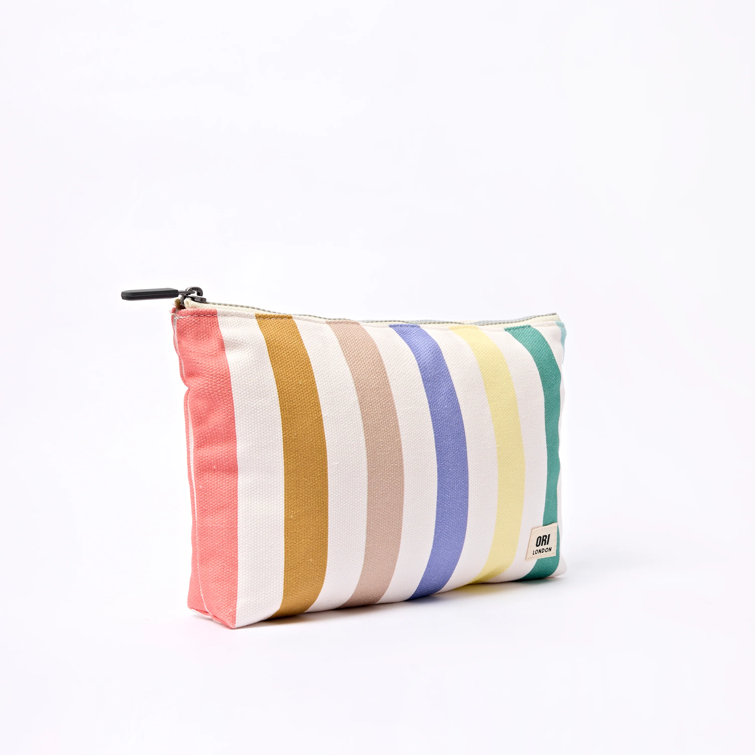 Maida Vale Pouch in Pastel Multi Stripe - Image 2