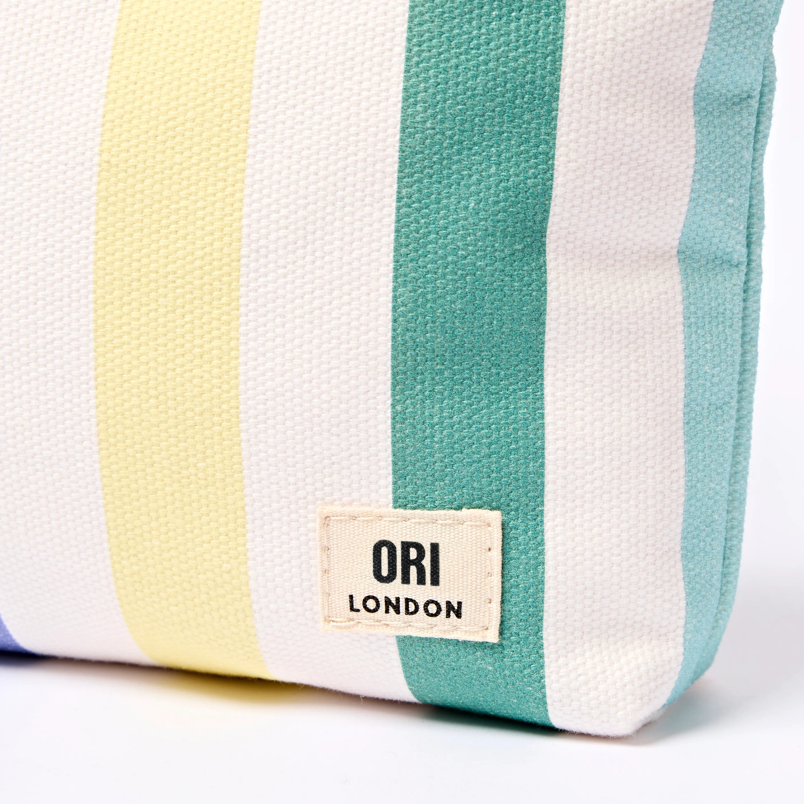 Maida Vale Pouch in Pastel Multi Stripe - Image 7