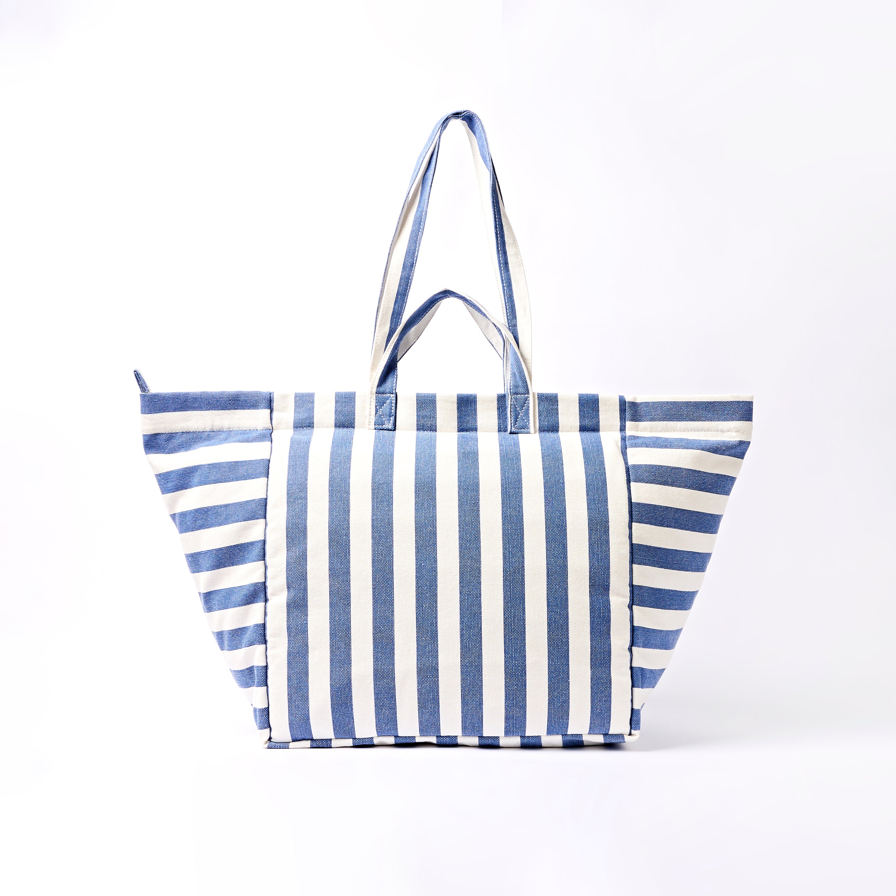 Marylebone Tote Bag in Denim Stripe - Image 4
