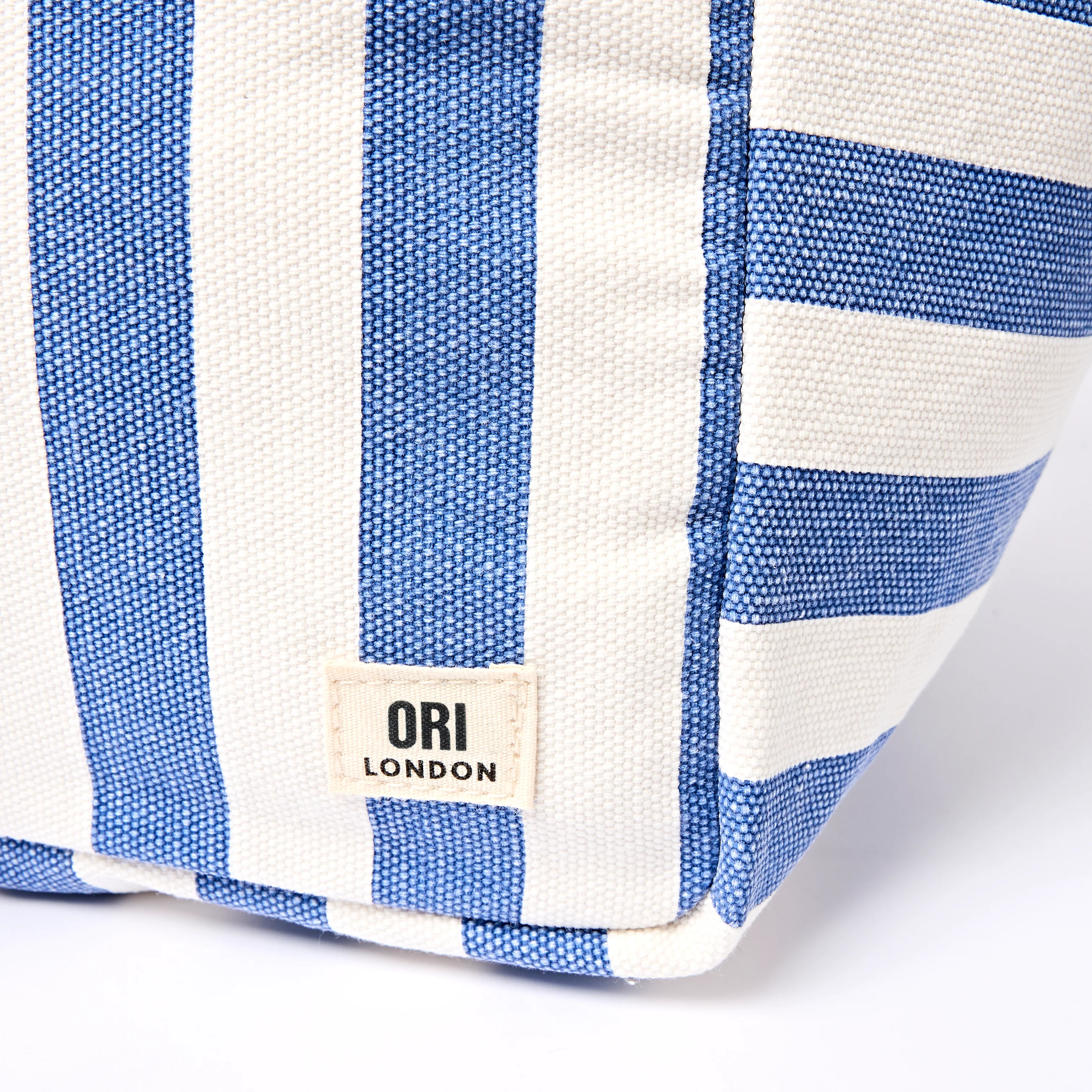Marylebone Tote Bag in Denim Stripe - Image 8