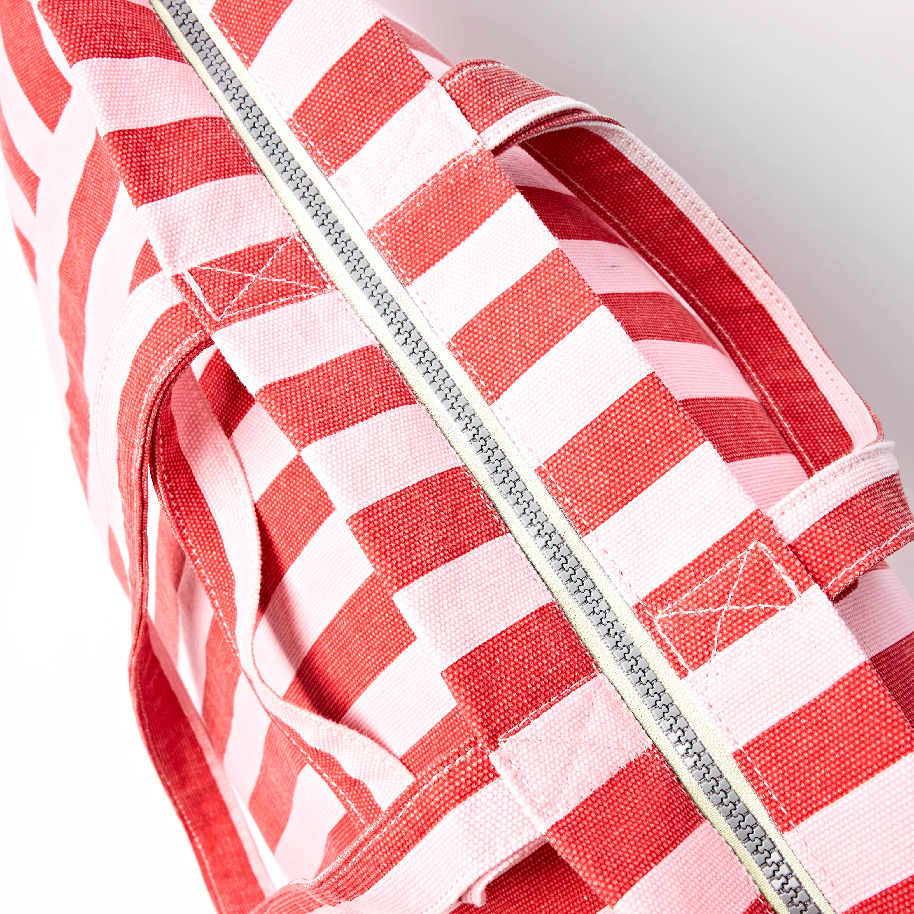 Marylebone Tote Bag in Strawberry Stripe - Image 6