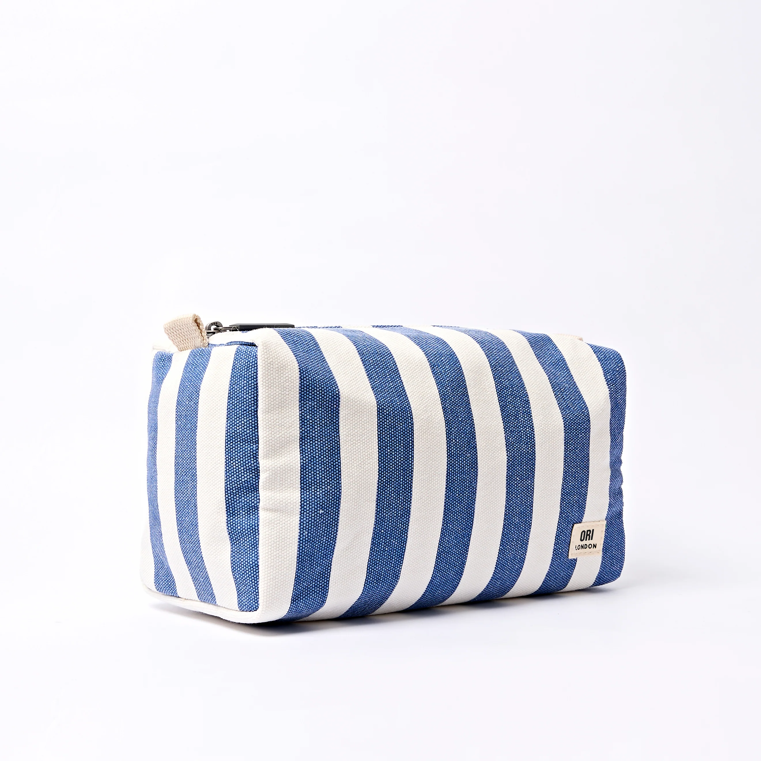 Mayfair Wash Bag in Denim Stripe - Image 3