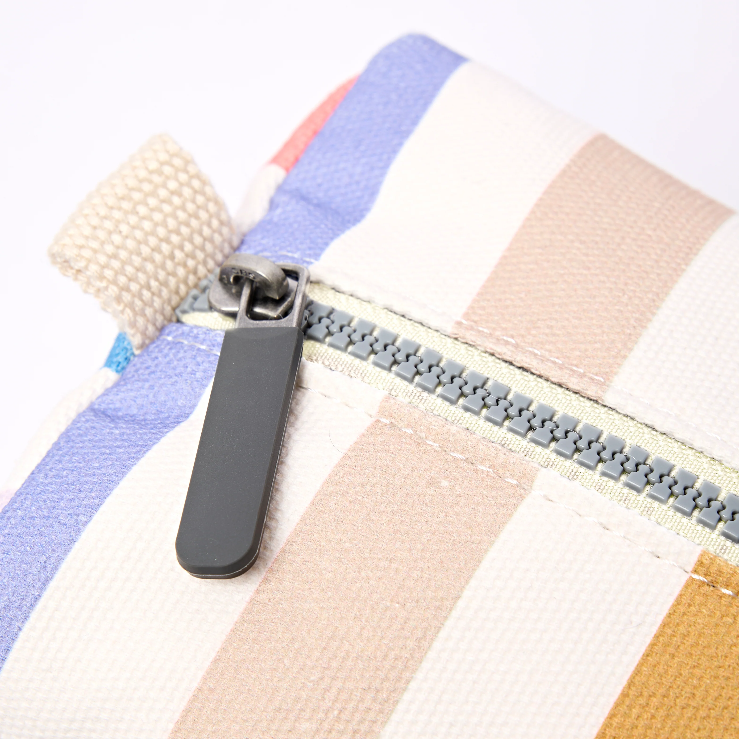 Mayfair Wash Bag in Pastel Multi Stripe - Image 6