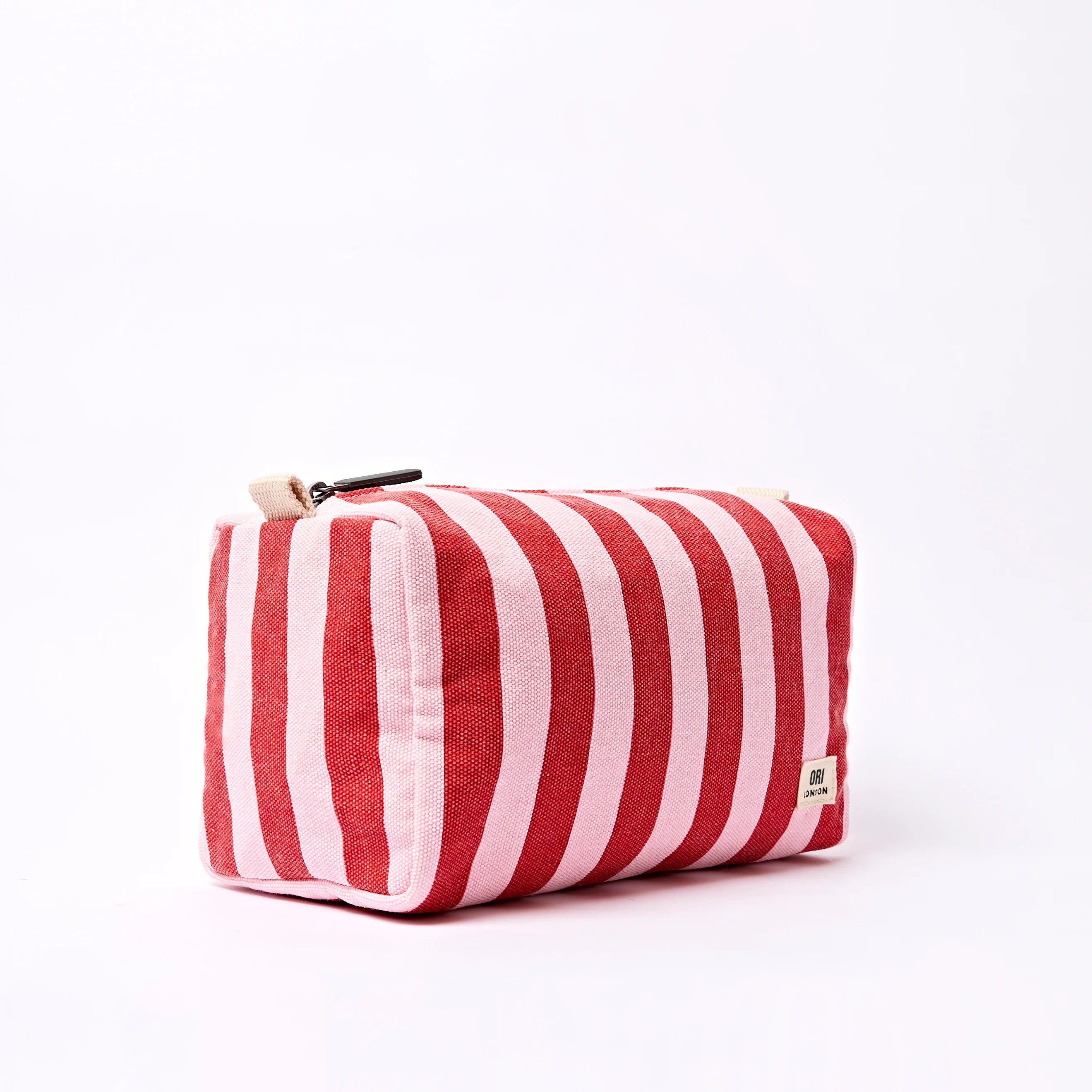 Mayfair Wash Bag in Strawberry Stripe - Image 2