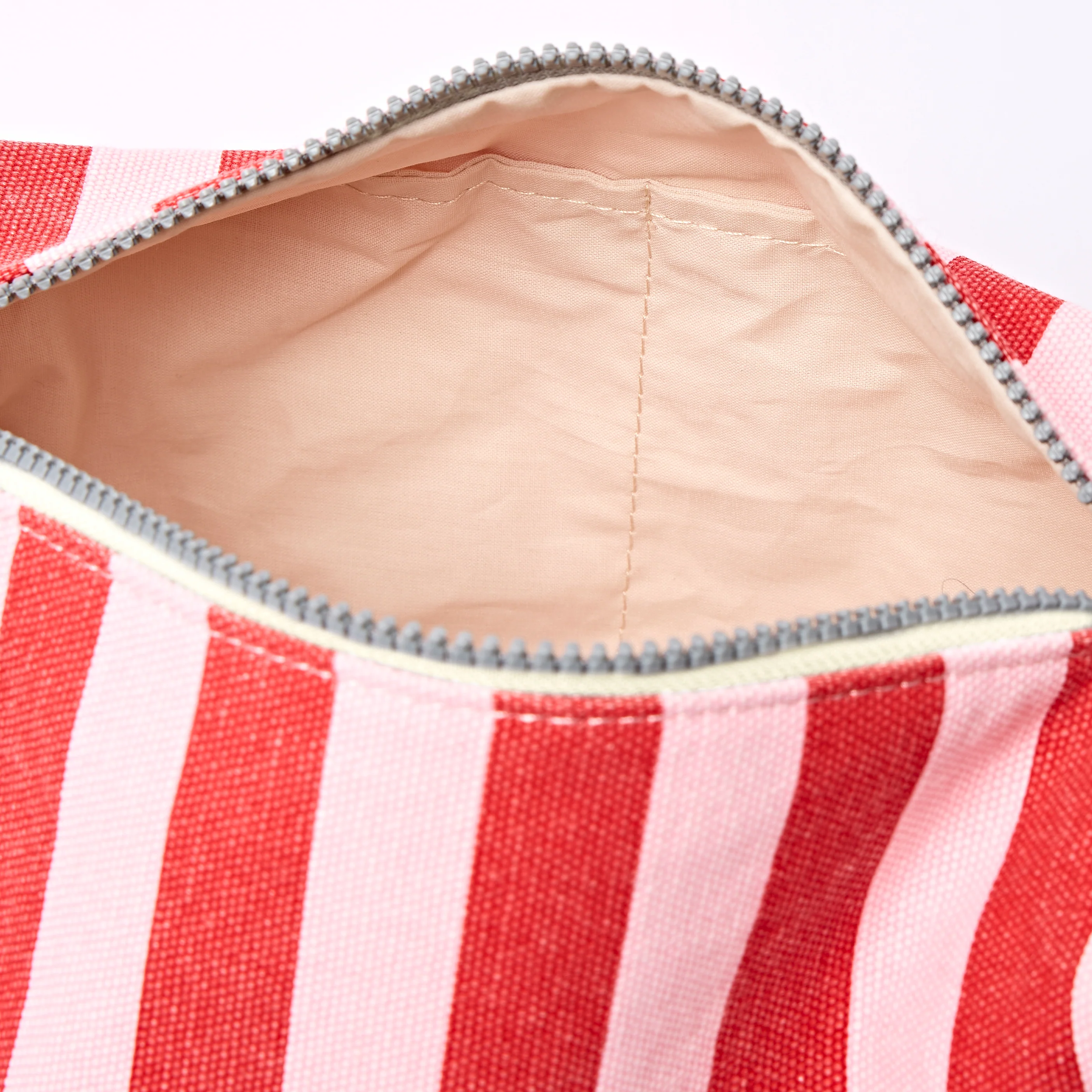 Mayfair Wash Bag in Strawberry Stripe - Image 4