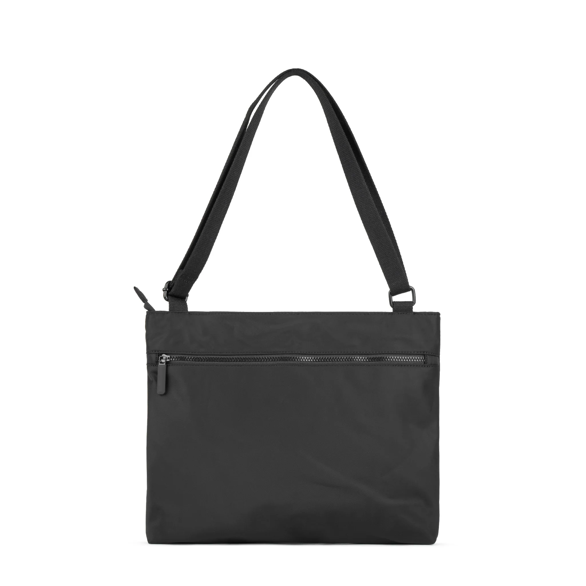 All Black Moorgate Messenger Bag in Black - Image 3