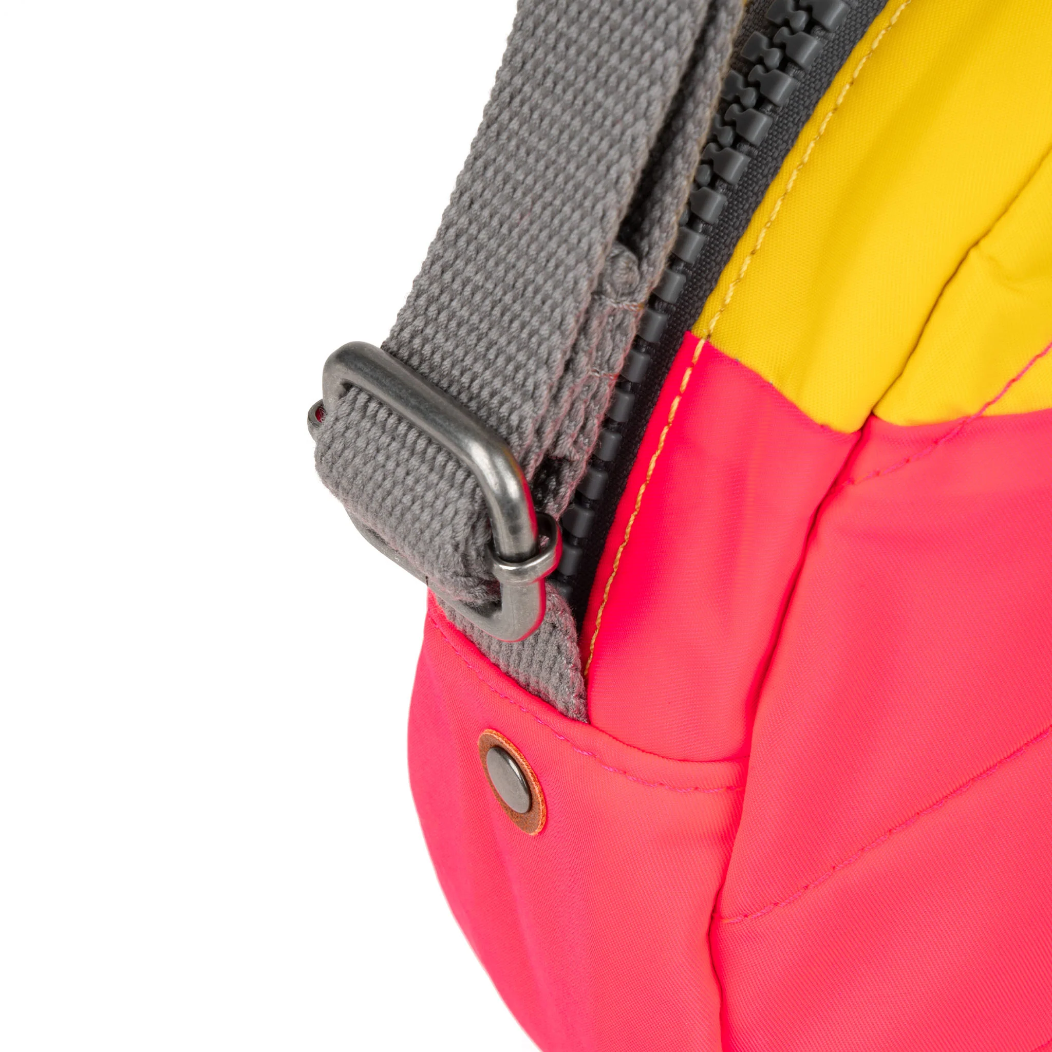 Creative Waste Paddington Crossbody Bag in Raspberry/Mustard - Image 5