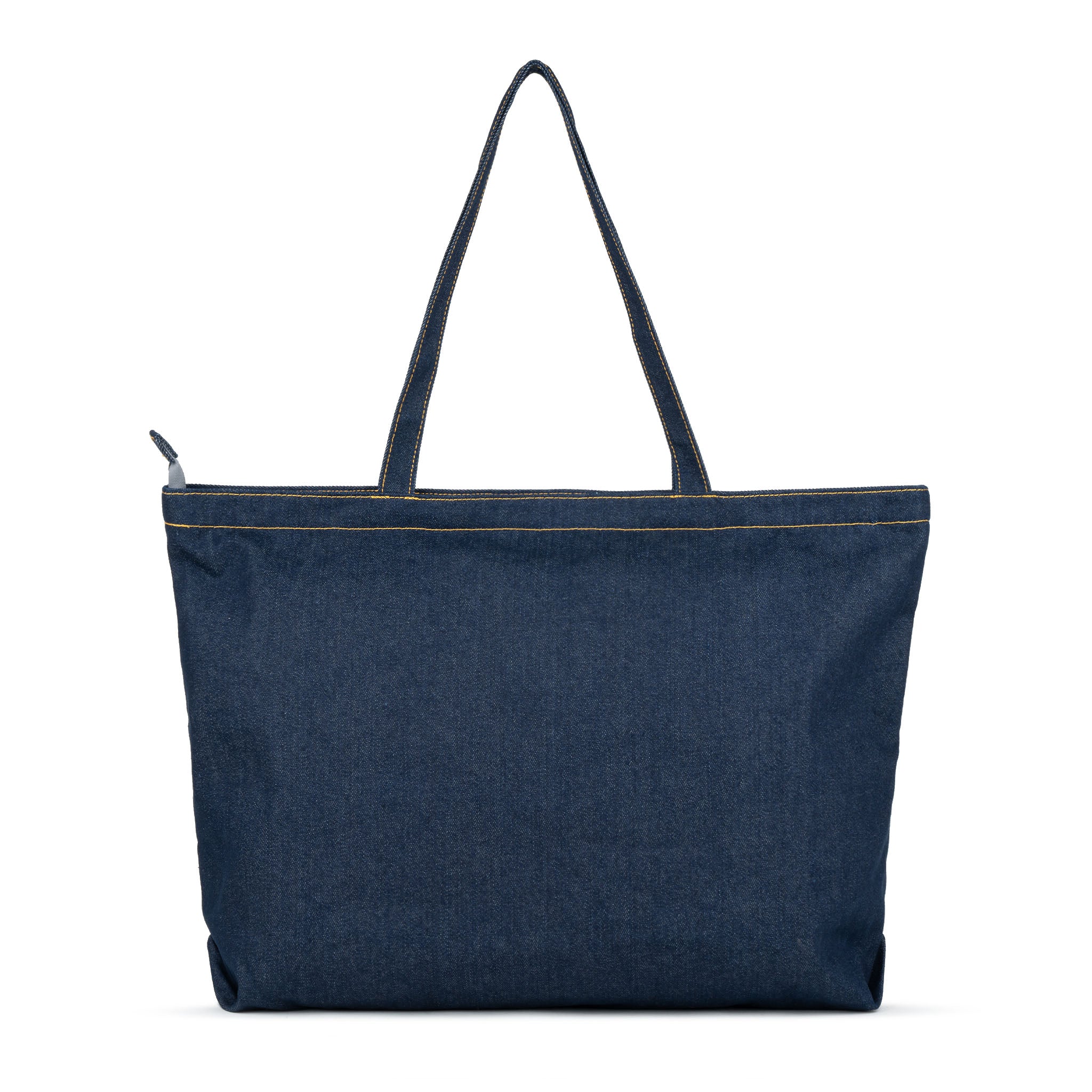 Portobello Tote Bag in Dark Wash Denim - Image 3
