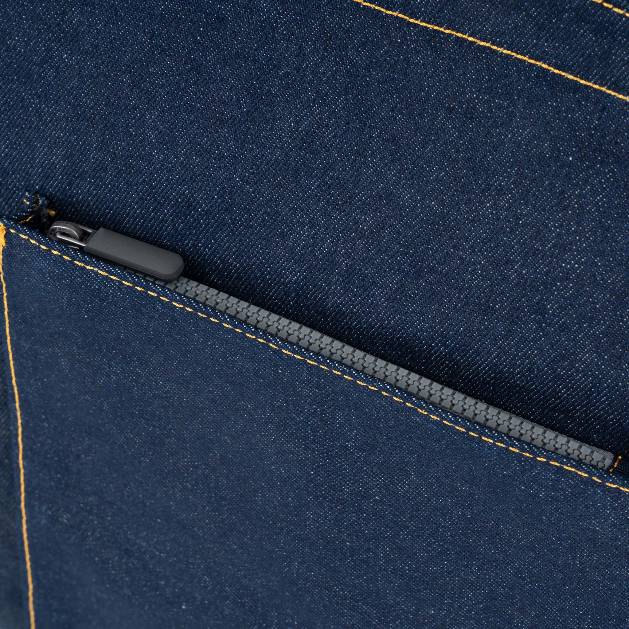 Portobello Tote Bag in Dark Wash Denim - Image 5