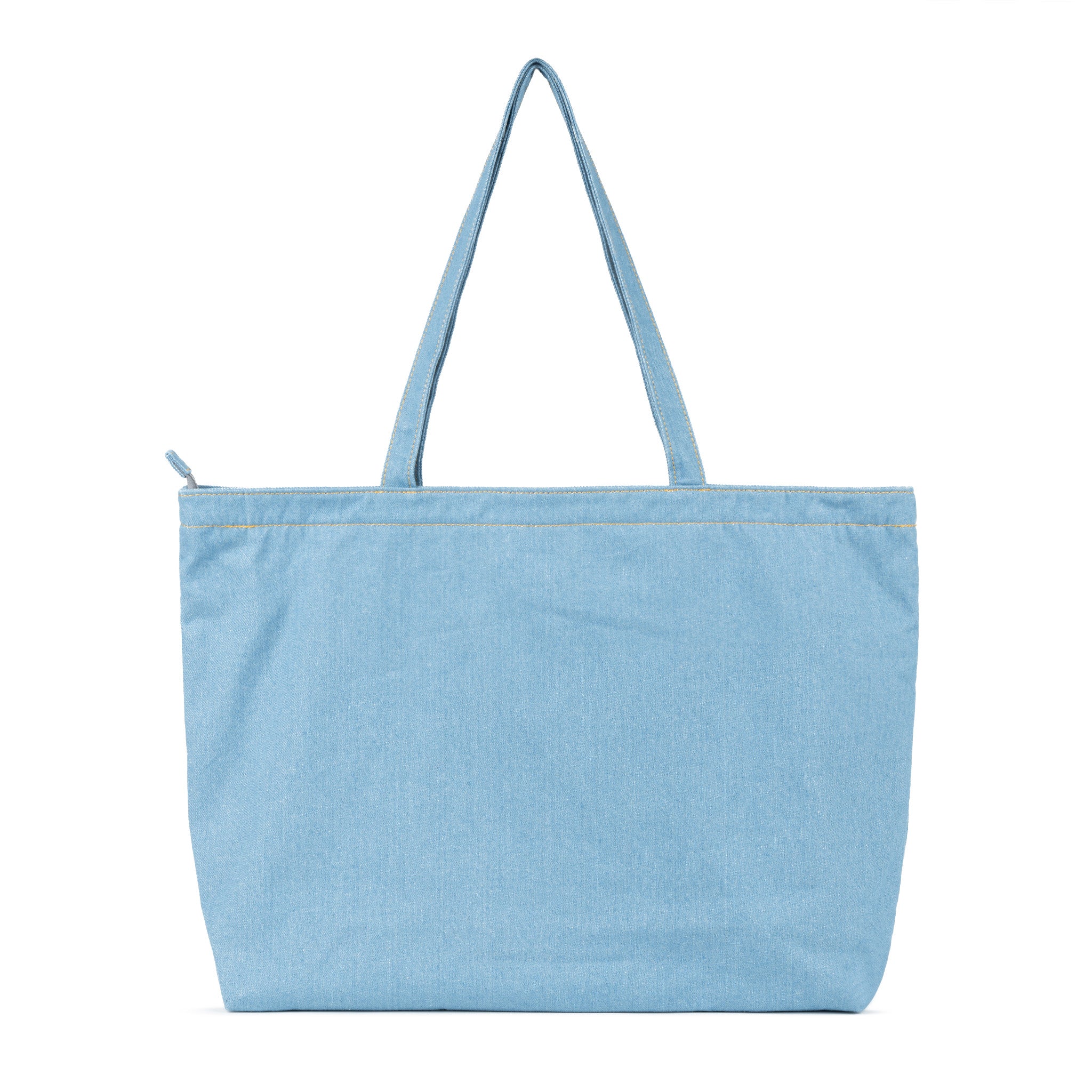 Portobello Tote Bag in Light Wash Denim - Image 3