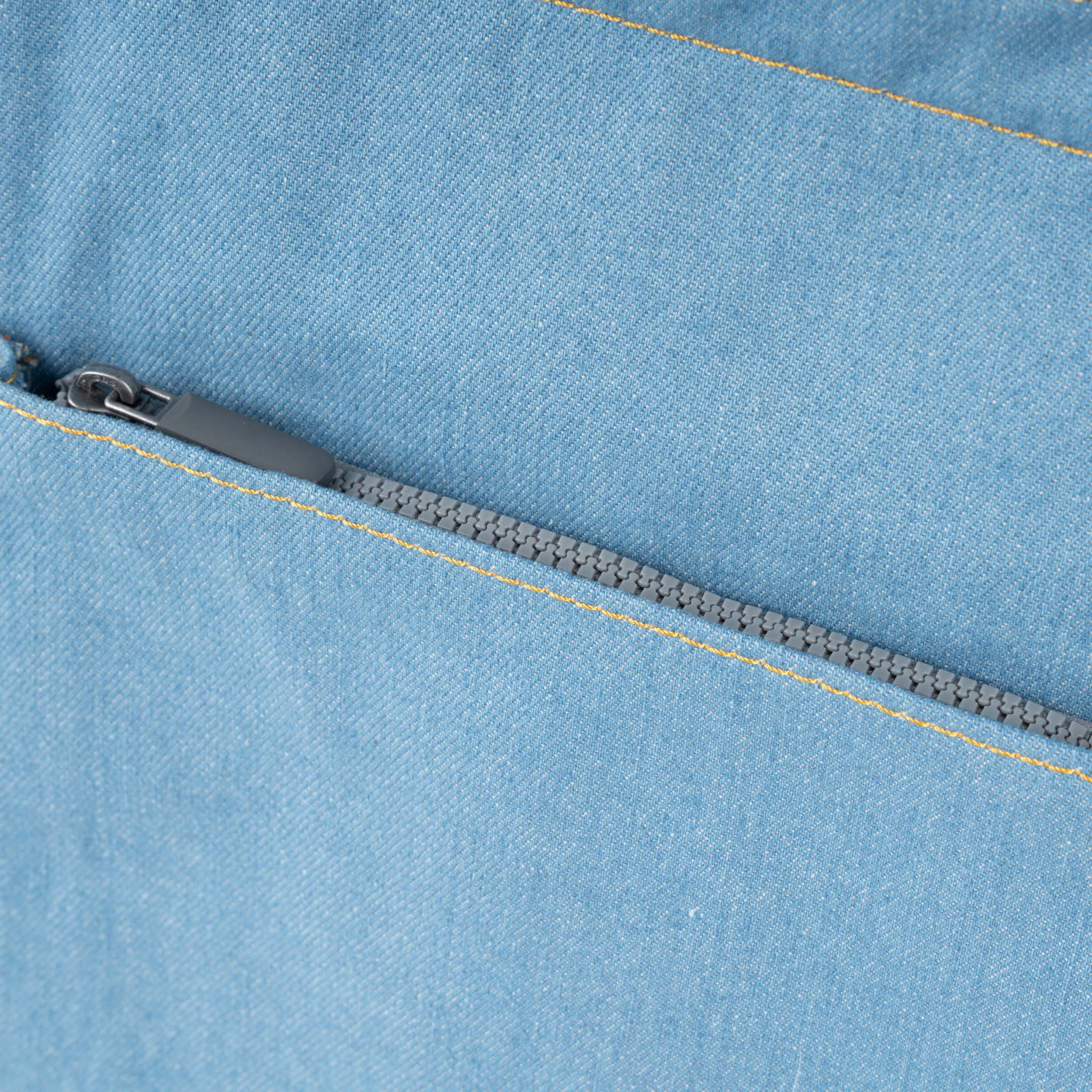 Portobello Tote Bag in Light Wash Denim - Image 5