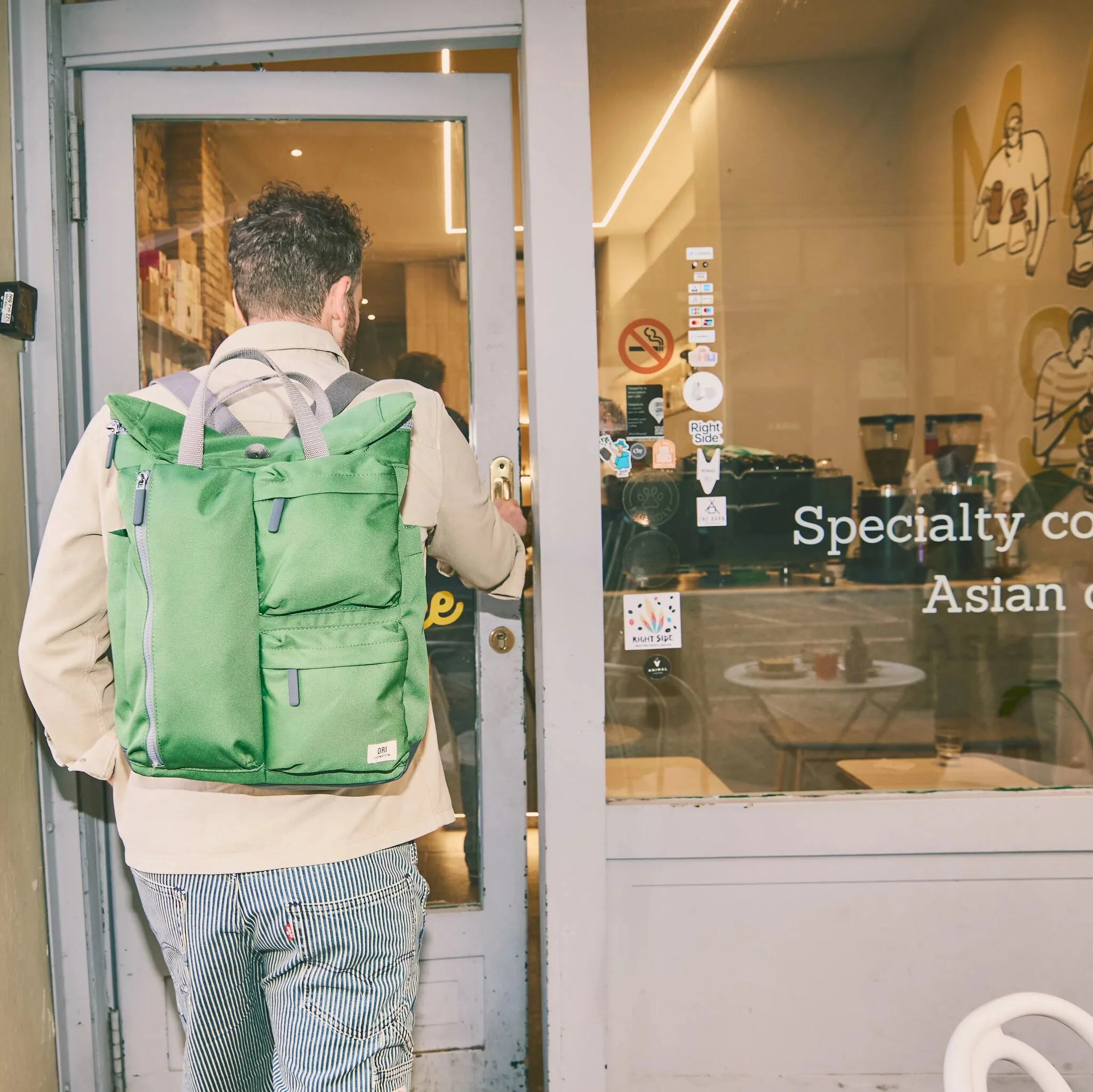 Richmond Multipocket Backpack in Artichoke - Image 2