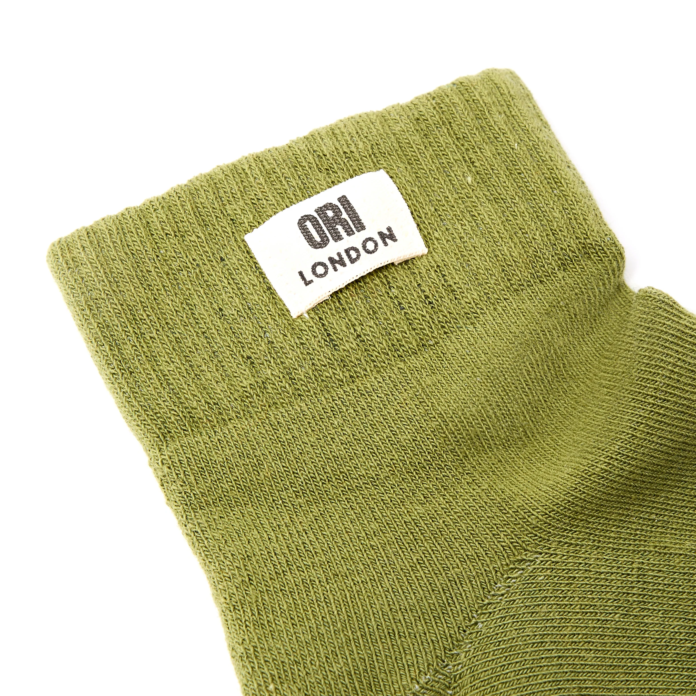Wembley Ankle Socks for Men in Avocado - Image 2