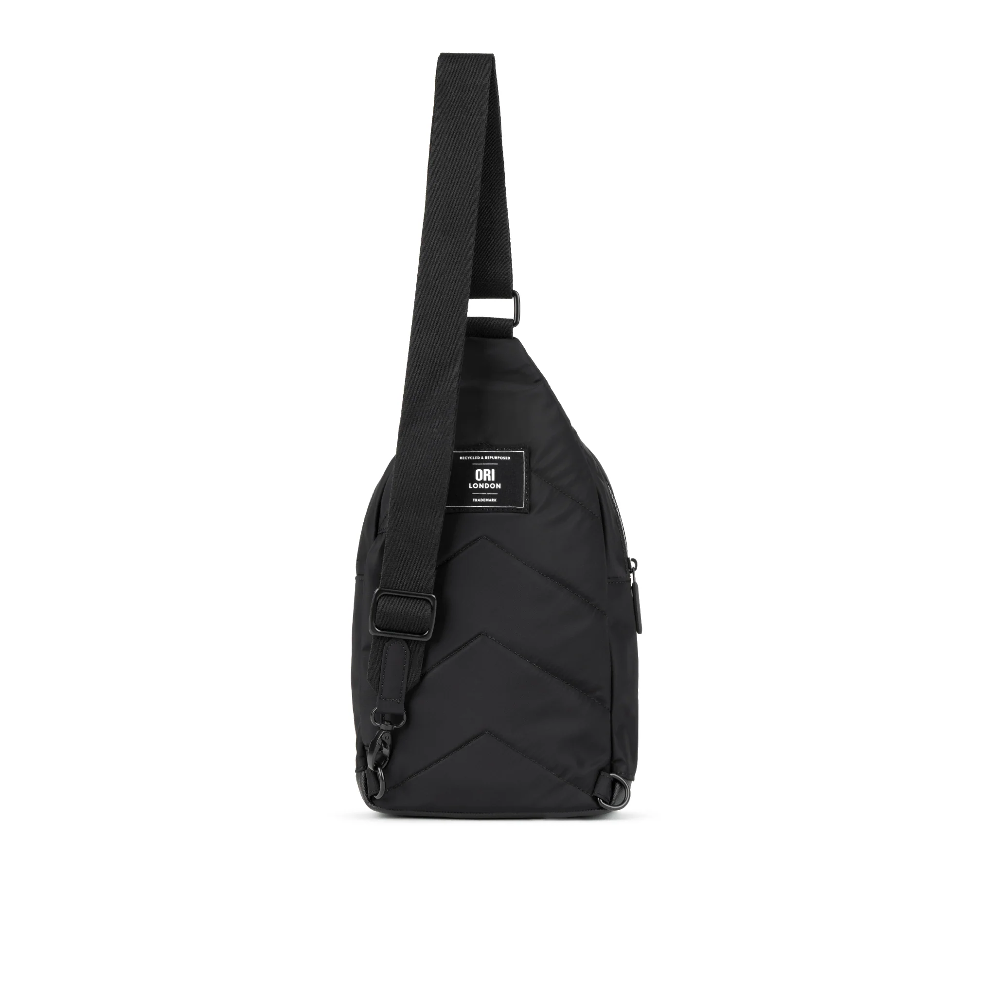 All Black Willesden Sling Bag in Black - Image 3