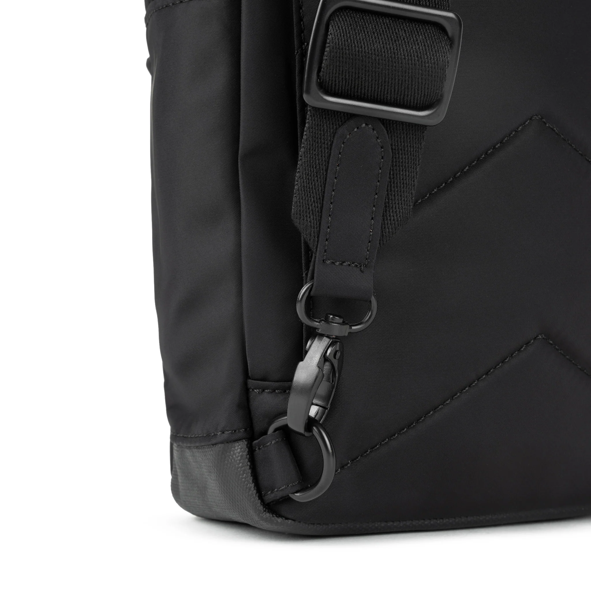 All Black Willesden Sling Bag in Black - Image 6