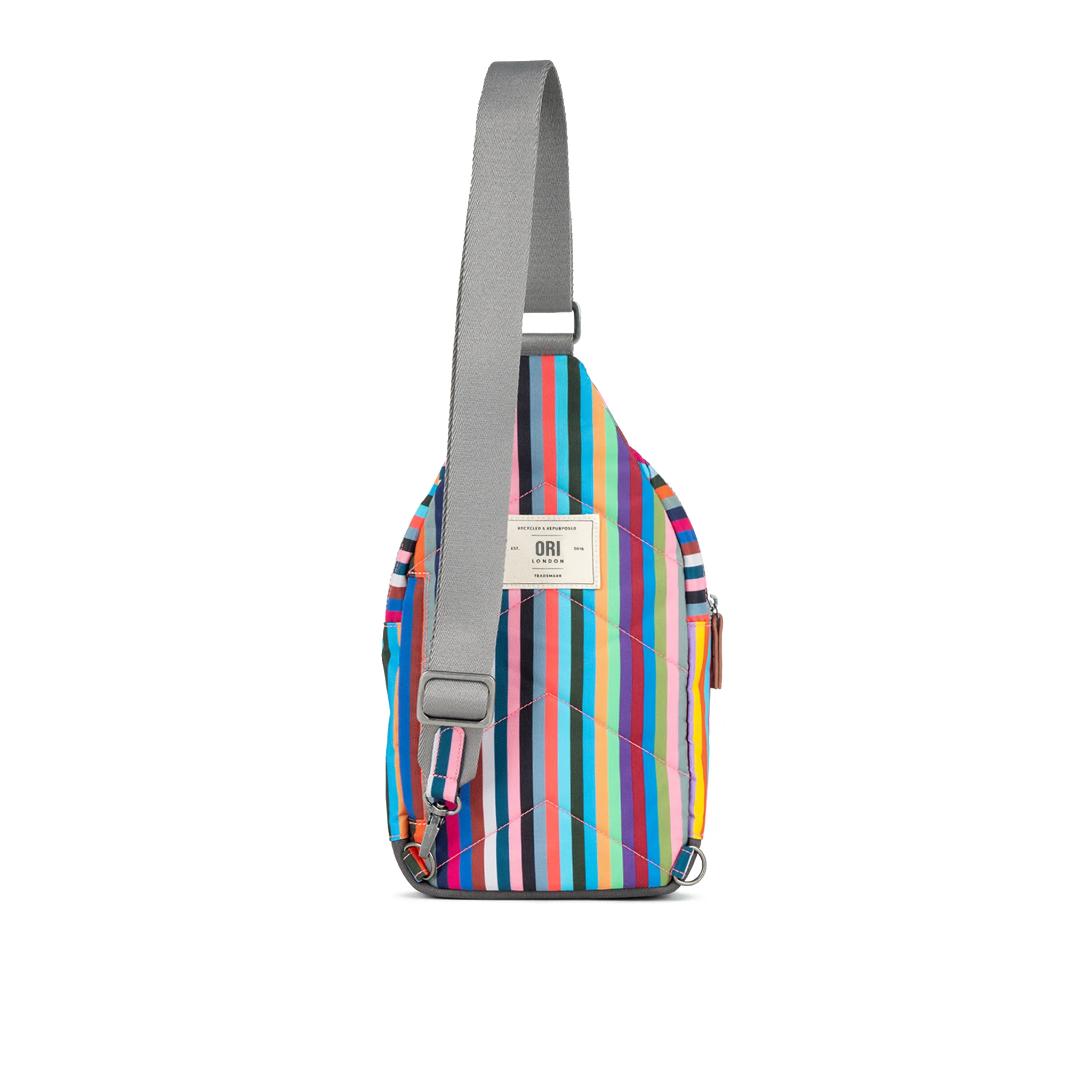 Willesden Sling Bag in Multi Stripe - Image 3