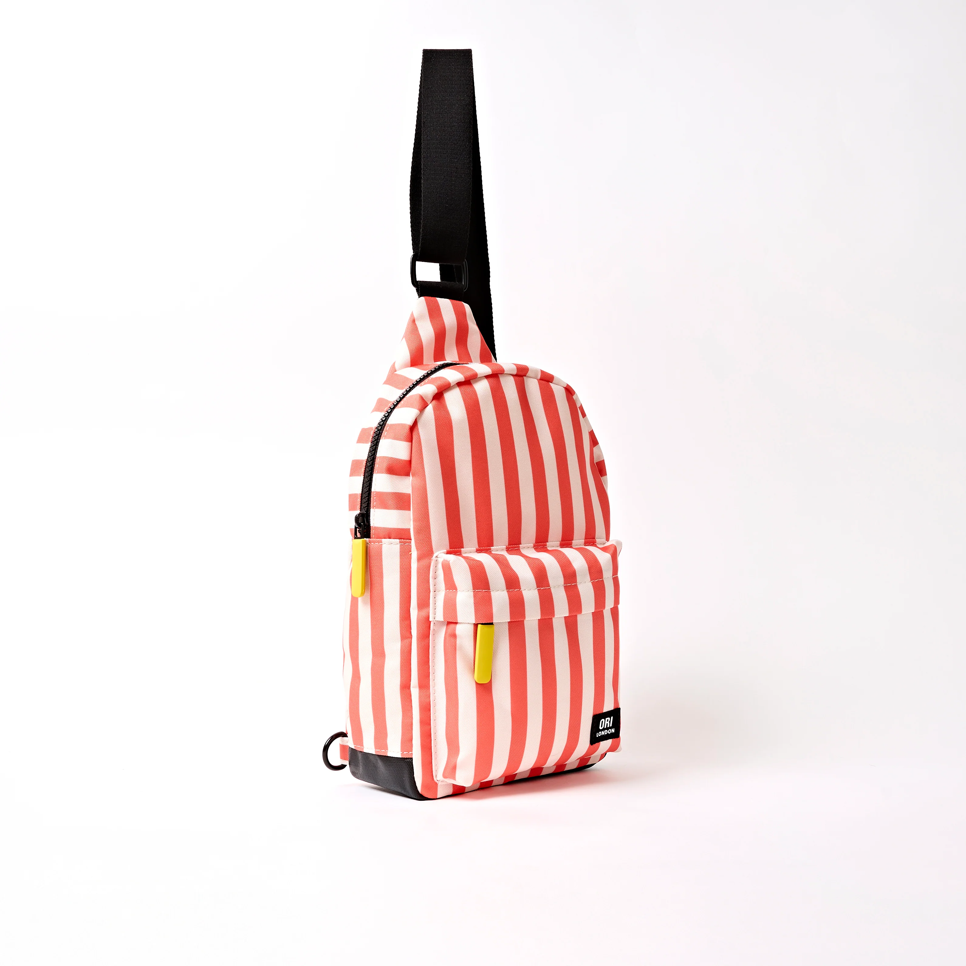 Willesden Sling Bag in Coral Stripe - Image 2