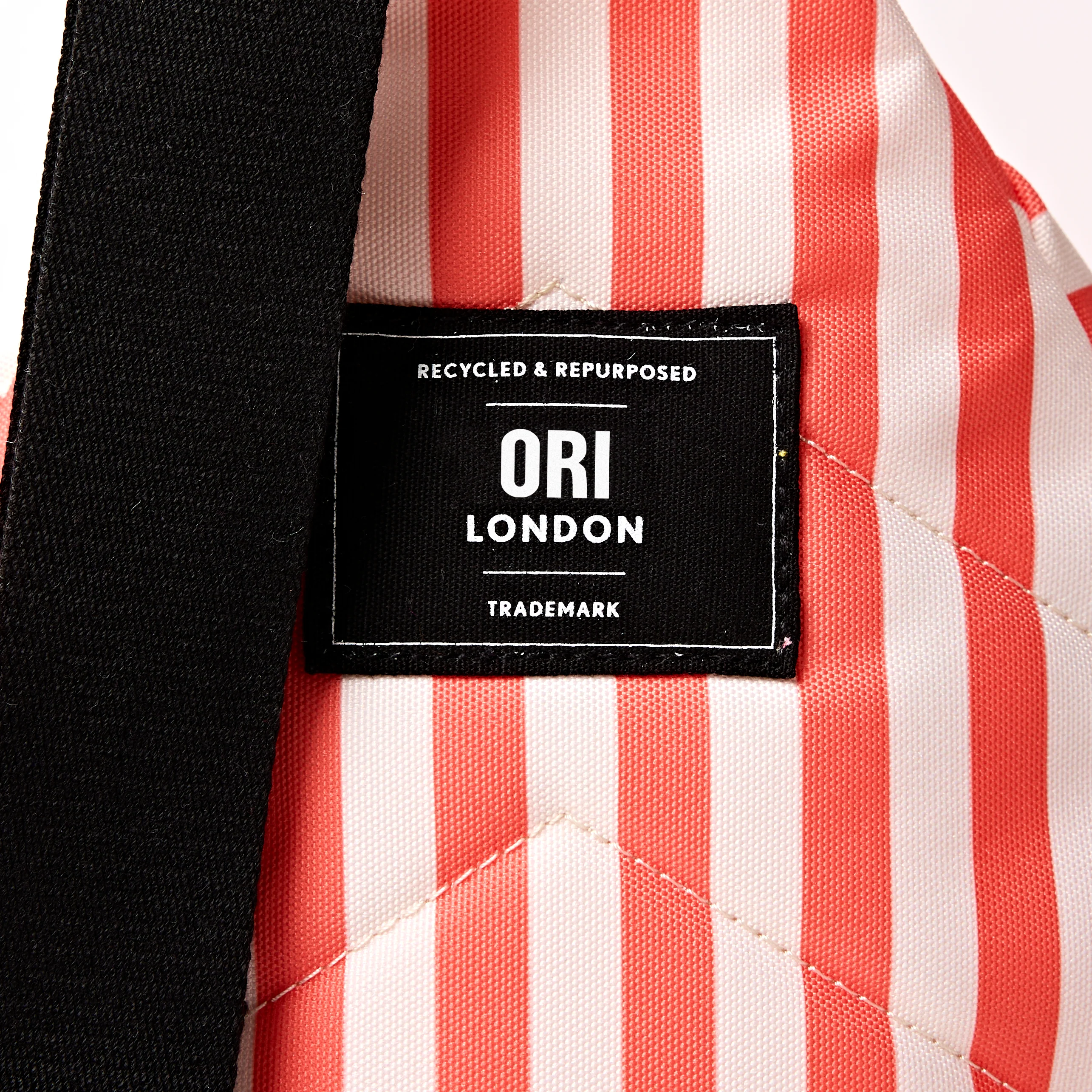 Willesden Sling Bag in Coral Stripe - Image 7